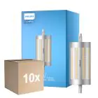 Mehrfachpackung 10x Philips Corepro LED Lineair R7s 118mm 17.5W 2460lm - 830 Warmweiß | Dimmbar - Ersatz für 150W